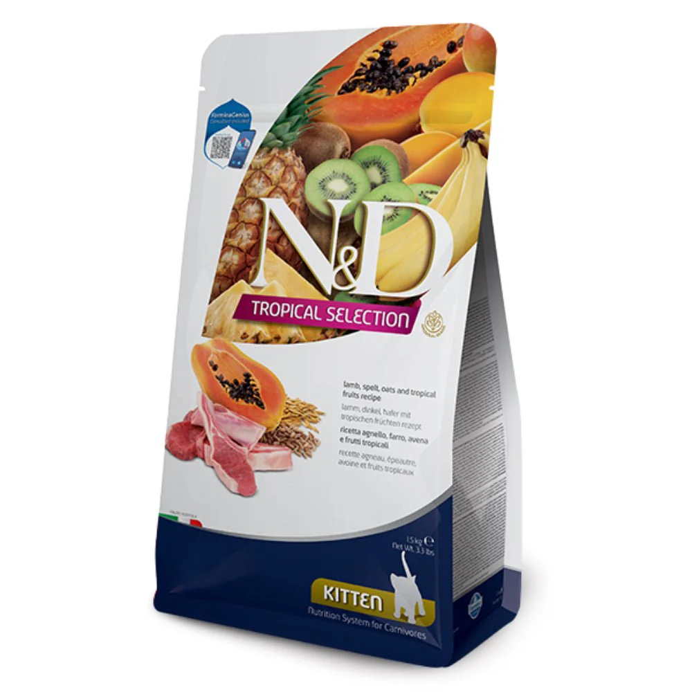 Farmina Nd Cat Kitten Cordero Alimento Seco 1,5Kg - Imagen 3