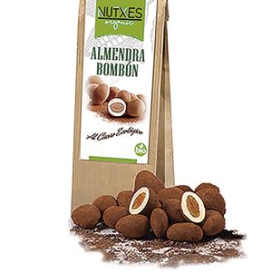 Almendras bombón con cacao BIO 200g Nutxes