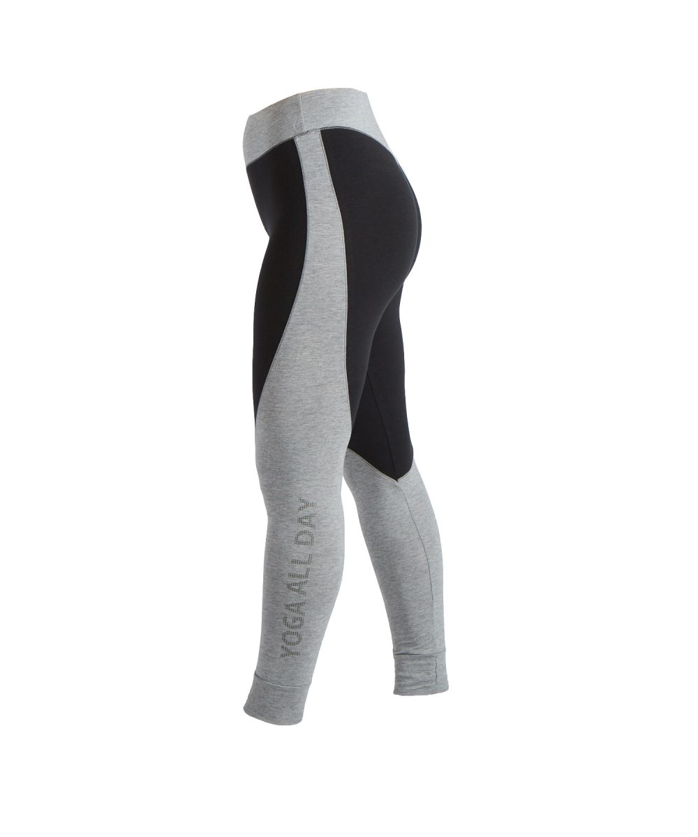 Legging OM ECO negro-gris Leser Yoga