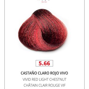 Tinte Castaño Claro Rojo Vivo 5.66 Attraxtion – 100ml