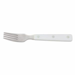 Tenedor de mesa con mango blanco – Arcos 374724