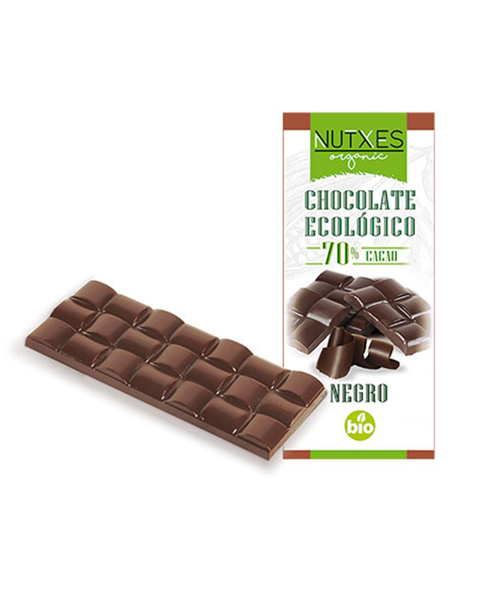 Chocolate negro 70% cacao BIO Nutxes 100g