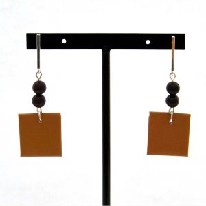 Pendientes Tierra papel reciclado strambótica
