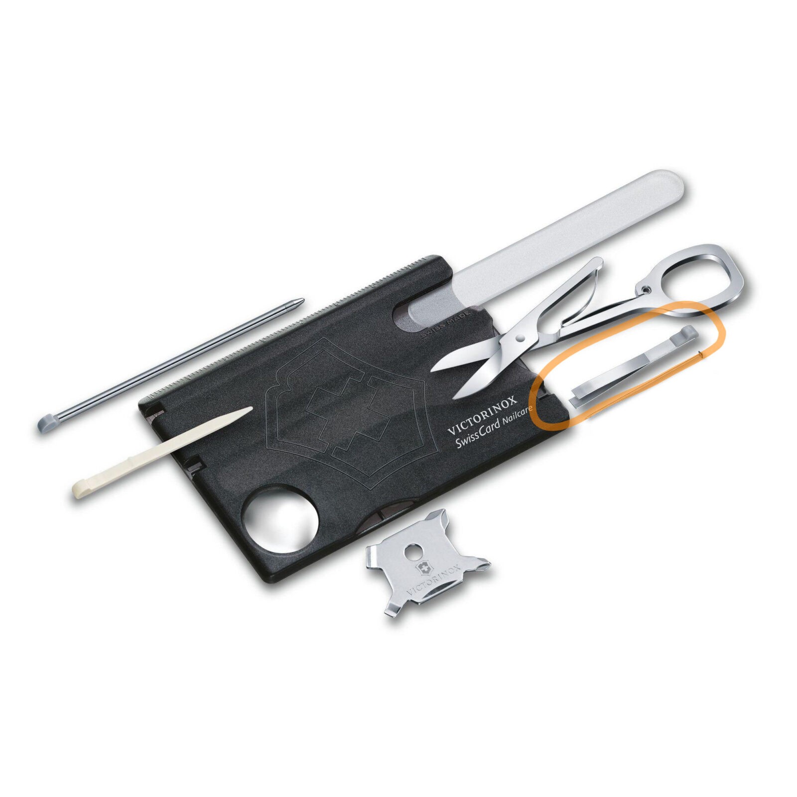 Pinzas pequeñas para tarjetas multiusos Victorinox Nailcare A.7242 - Imagen 3